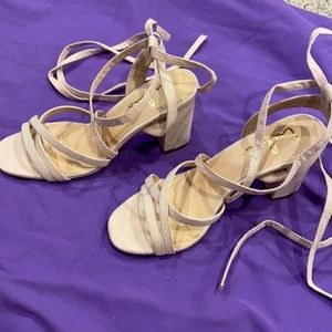 Brand new never worn tie up shoes from LuLus!